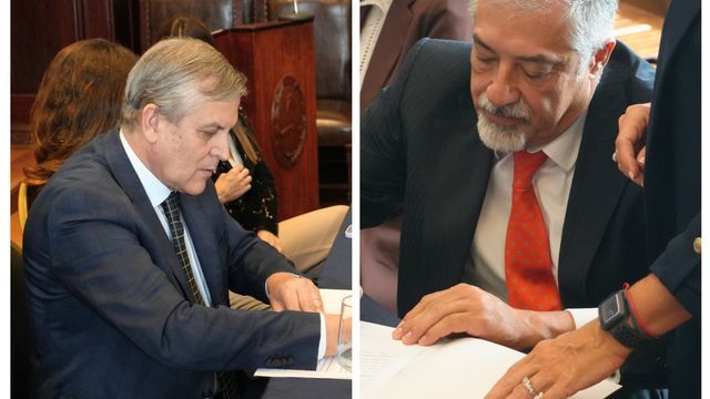Posiciones de Leiva y López Alzogaray

