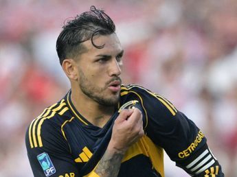 El gesto de Paredes a la tribuna de River Plate en el gol de Boca Juniors