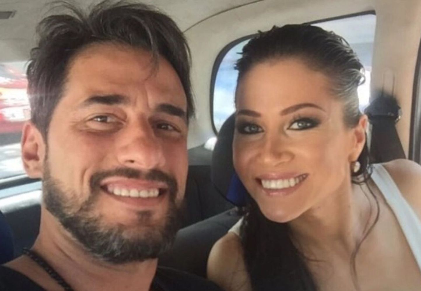 Adabel Guerrero y su marido