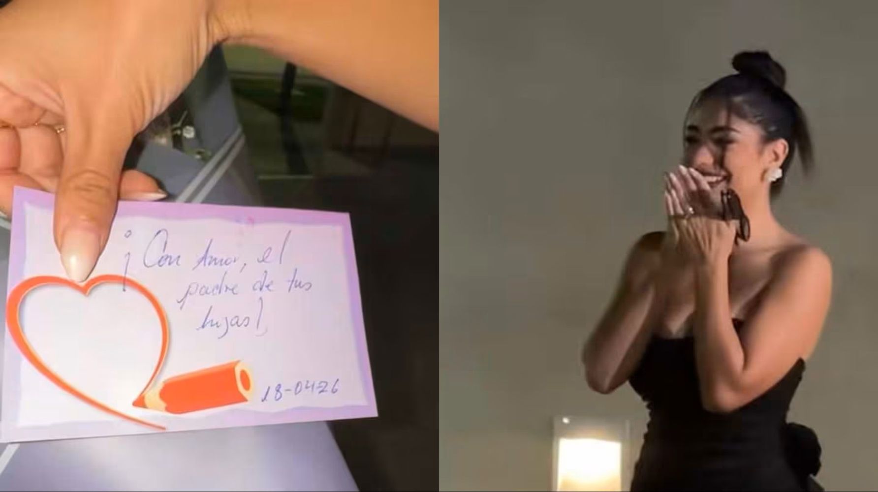 El regalo de Thaigo Medina a Daniela Celis
