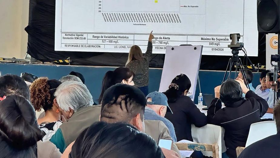 Más de 300 inscriptos participaron en la audiencia pública por Bajo La Alumbrera