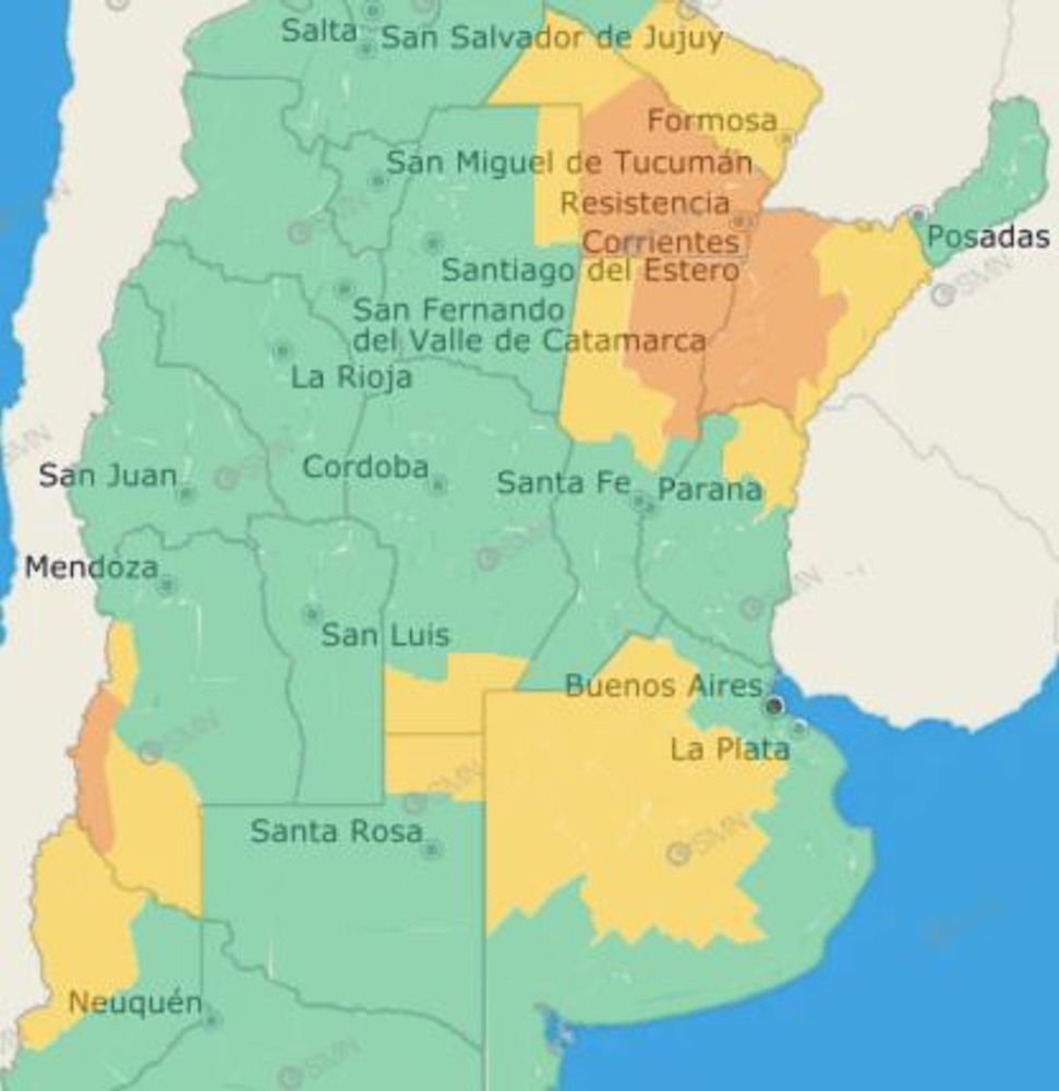 Chaparrones/alerta.