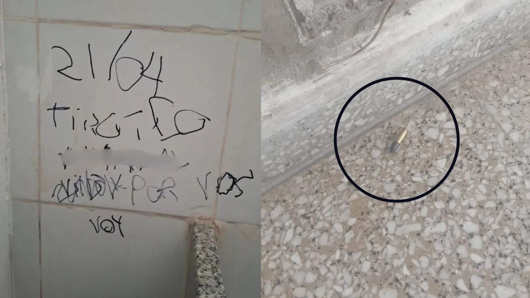 Amenaza en escuela Santa Fe: el mensaje en la pared
