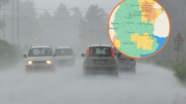 Chaparrones/alerta.