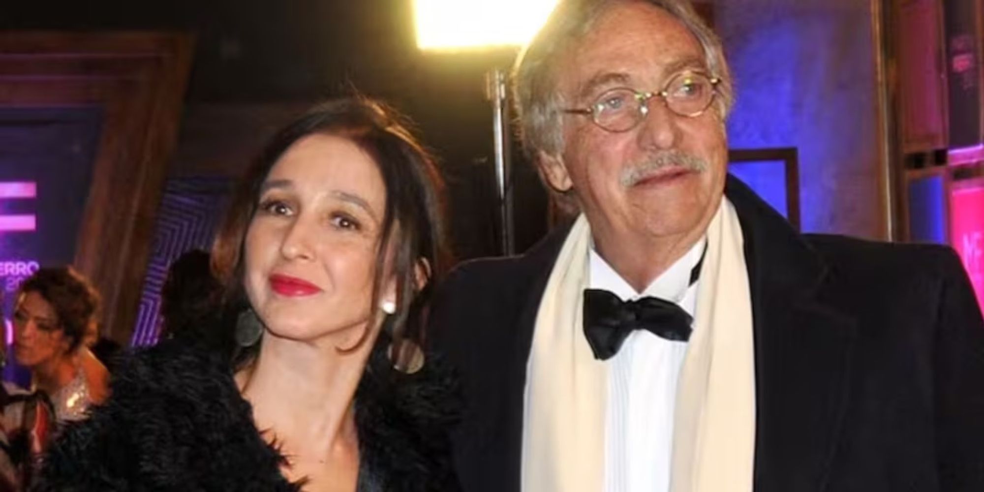 Luis Brandoni con Saula Benavente.