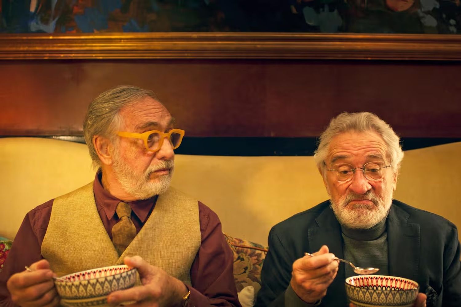 Luis Brandoni junto a Robert DeNiro en la serie Nada.