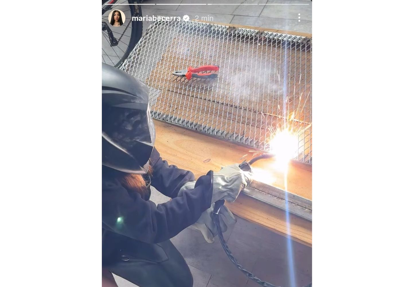 María compartió en sus redes el resultado.