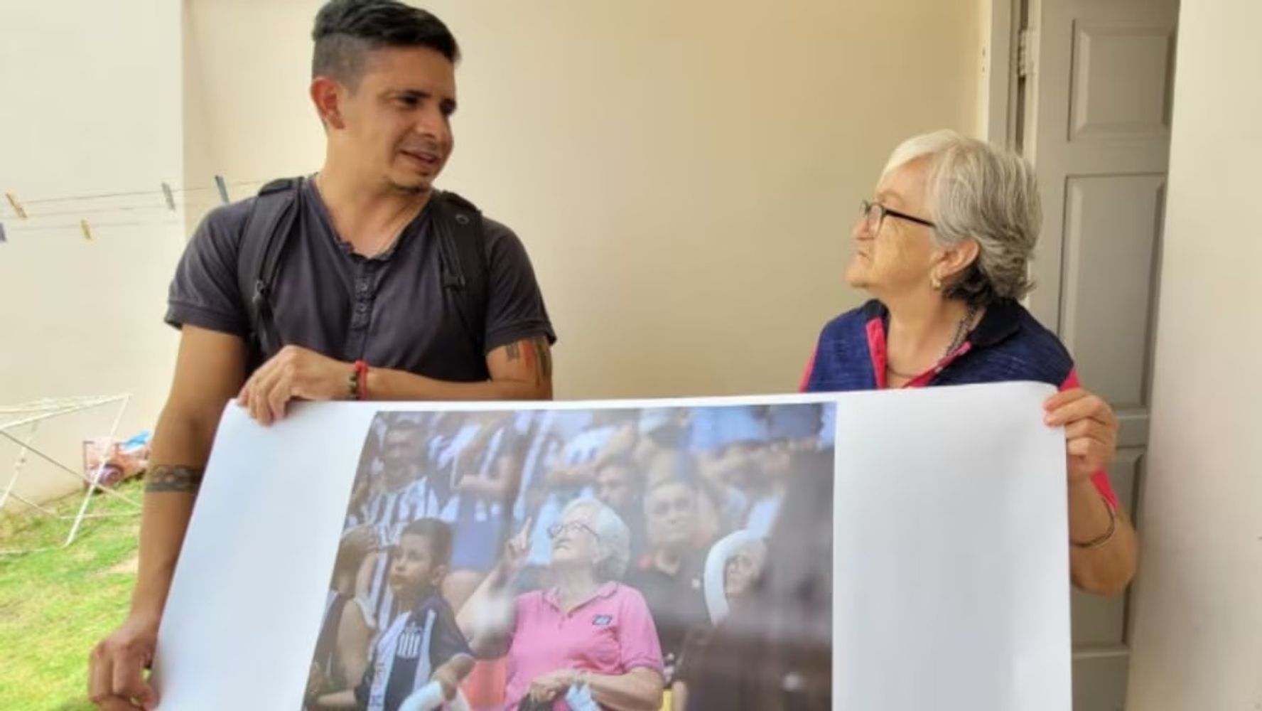 La imagen que se hizo viral. 