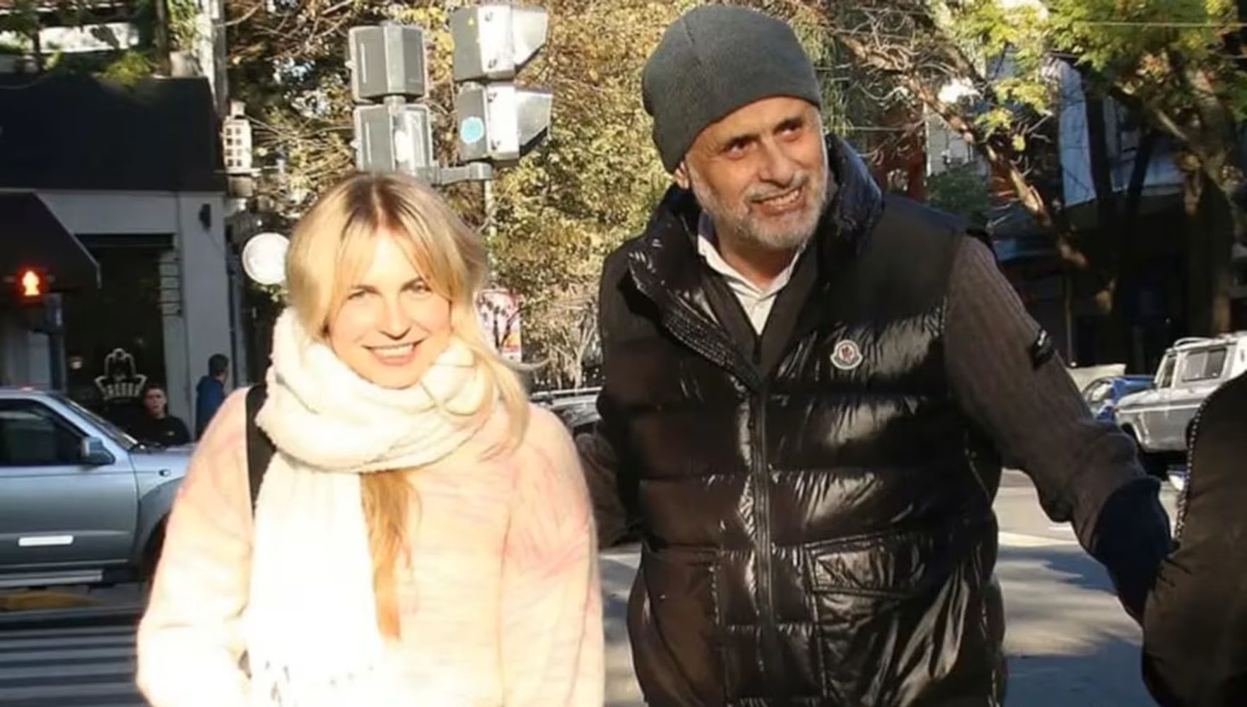 Jorge Rial y su novia
