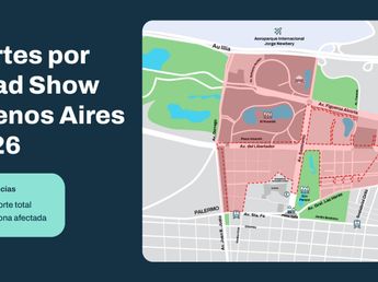 Cortes de tránsito en Palermo por el show de Colapinto: qué calles estarán cerradas y desde cuándo