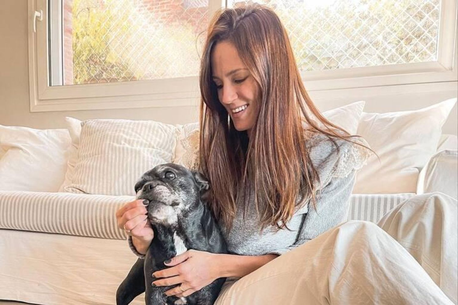 Moro, el perro de Paula Chaves y Pedro Alfonso
