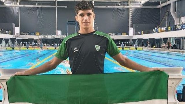 Maximiliano Meubry nadador Club Deportivo y Cultural Arroyito
