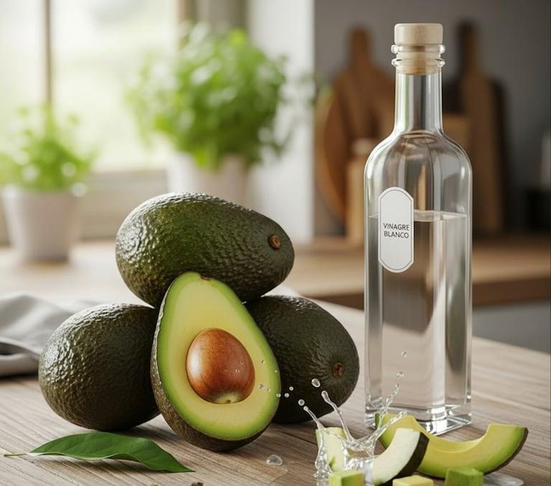 Cómo usar la mezcla de cáscara de palta y vinagre