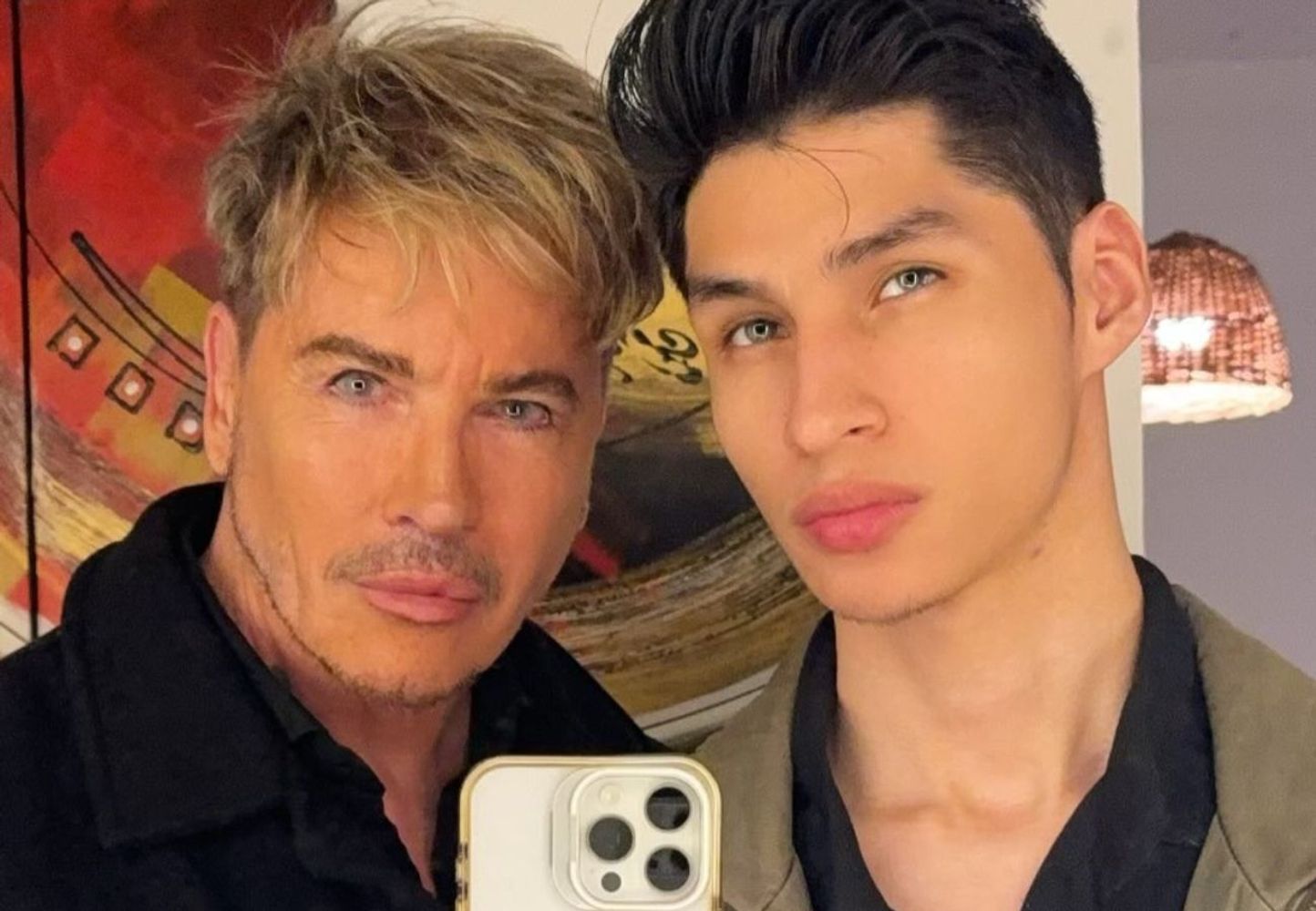 Guido Süller y su nuevo marido, Hernán