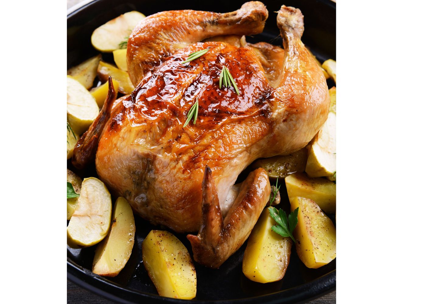 Esta receta de pollo al horno con papas no falla.