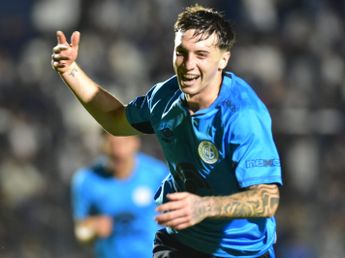 Golazo de Belgrano, con rabona incluída, para completar el cuarteto contra Talleres