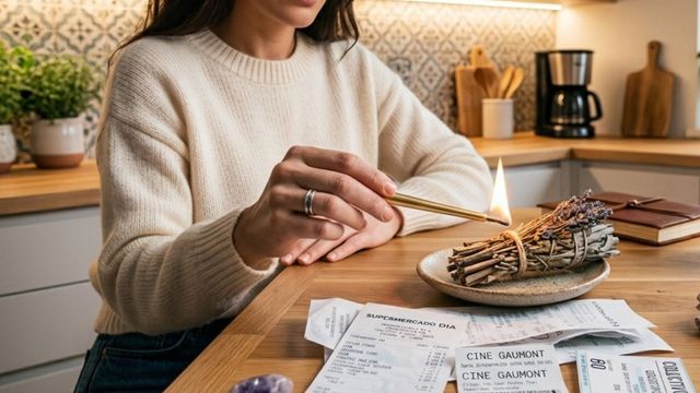 Ni velas ni sahumerios: el ritual con tickets para atraer abundancia al hogar