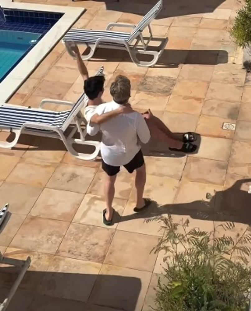 Guido Süller y su nuevo marido, Hernán