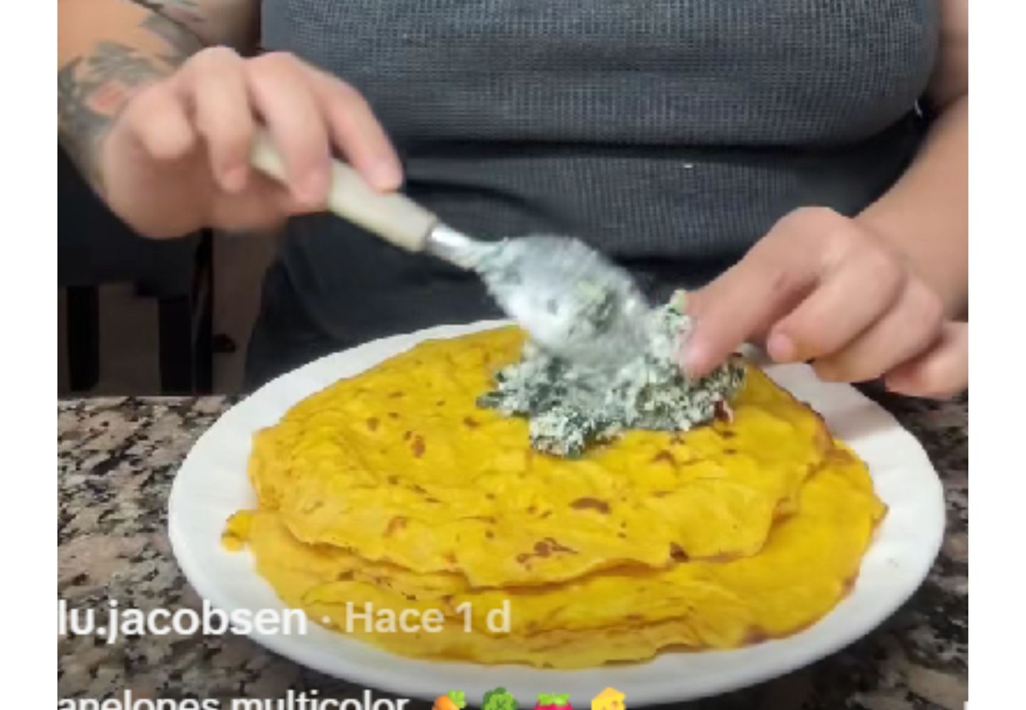 El relleno queda super cremoso.