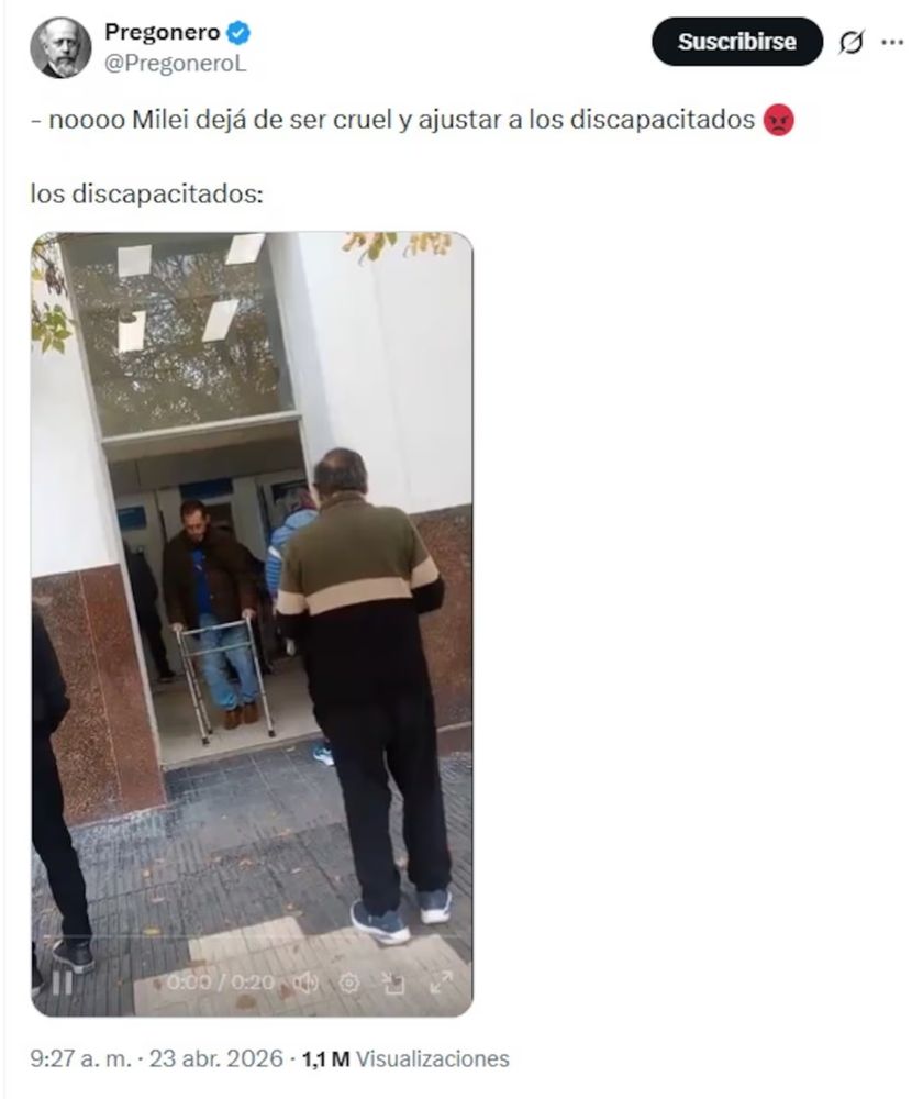 El posteo que se viralizó en X.