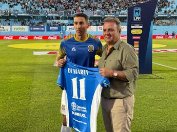 En Río Cuarto homenajearon a Ángel Di María: "Esta ciudad te respeta y te quiere"