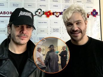 Patricio y Gastón Sardelli de Airbag visitaron el Hospital Garrahan y realizaron una importante donación