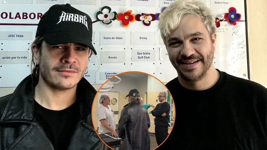 Patricio y Gastón Sardelli de Airbag visitaron el Hospital Garrahan y realizaron una importante donación