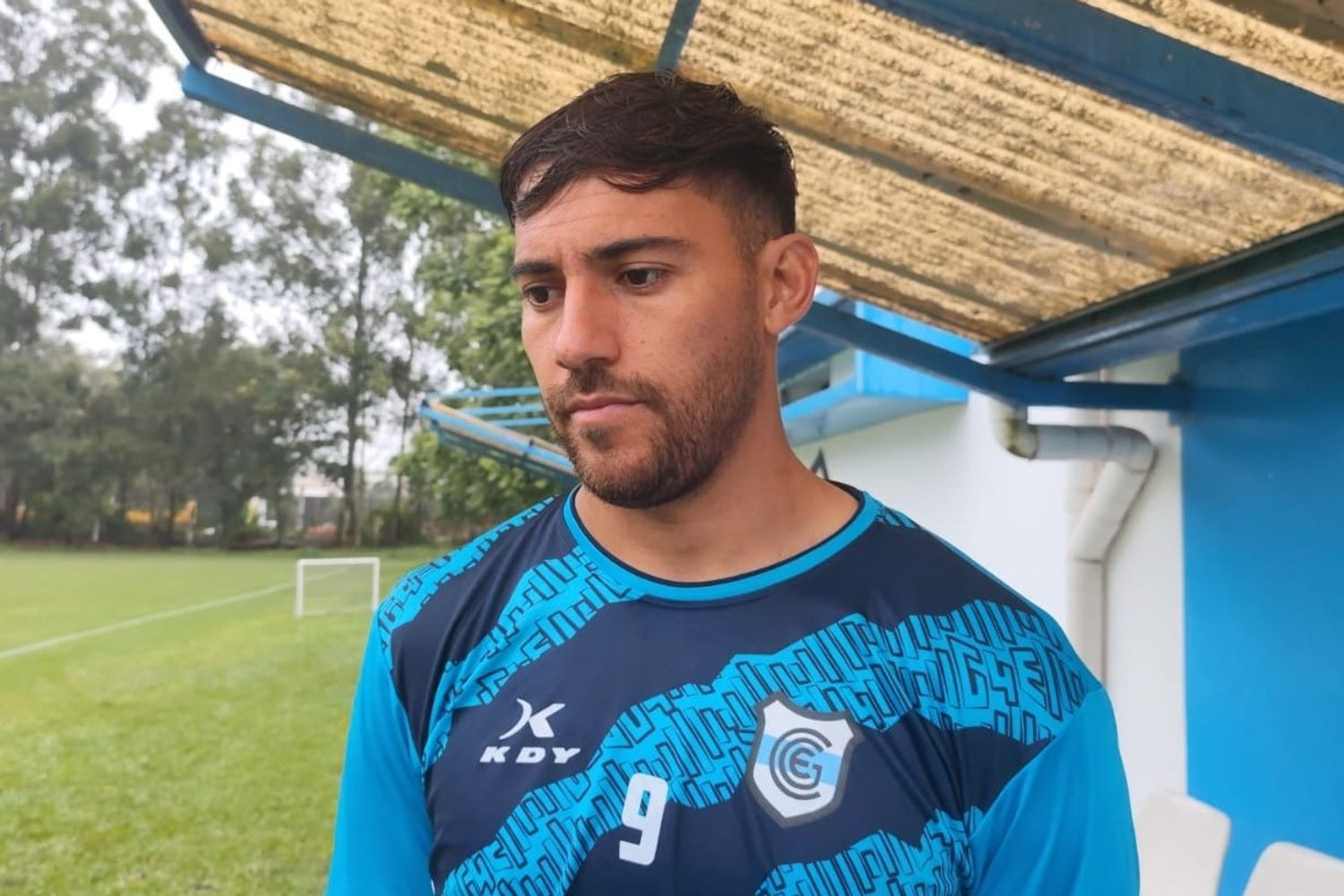 El delantero Octavio Bianchi no ocultó su entusiasmo tras haber convertido su primer gol para Gimnasia en la reciente victoria del "Lobo" jujeño.