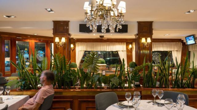 El restaurante donde captaron al aclamado actor.