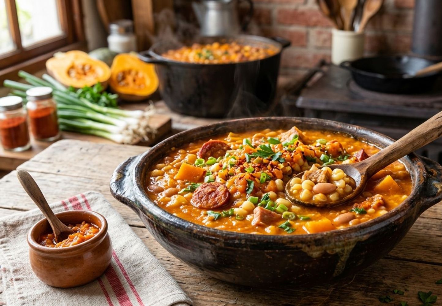 Los secretos de un cocinero para preparar un locro criollo.
