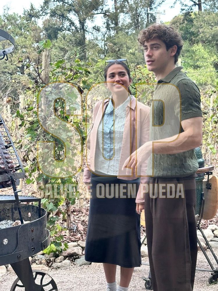 Colapinto y Maia Reficco, juntos en la zona de Cardales.