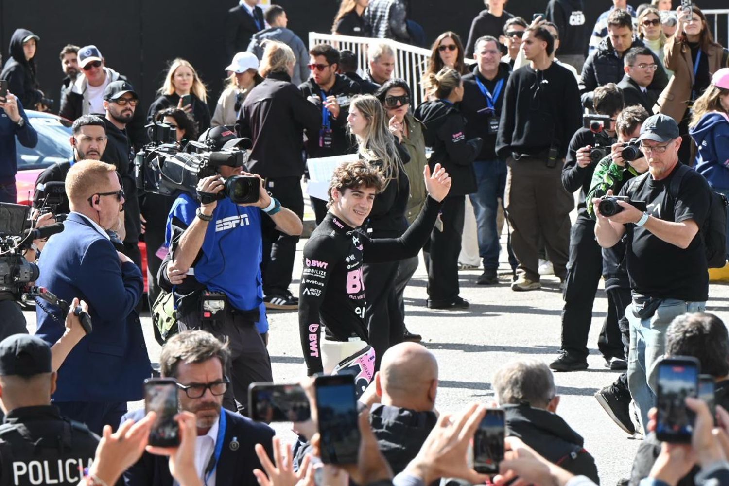 Franco Colapinto en Palermo.