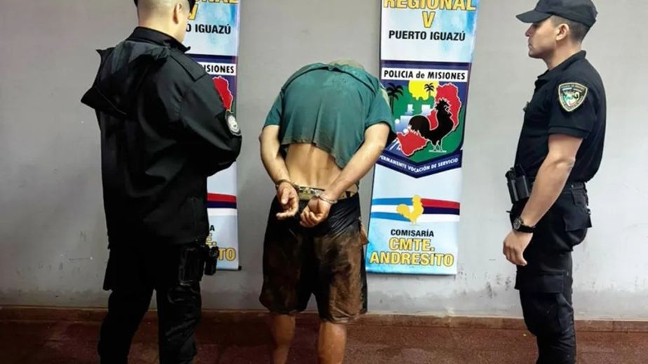 Violenta discusión en Andresito: apuñaló a un hombre y fue detenido a los pocos minutos