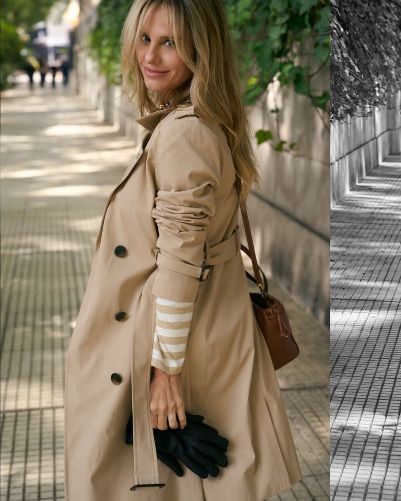 Mariana Fabbiani enfrentó la temporada de frío con el abrigo tendencia del otoño e invierno
