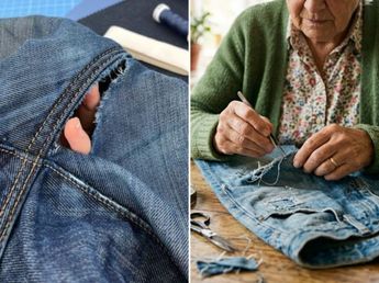 Cómo reciclar un jean roto y dejarlo como nuevo sin usar máquina de coser