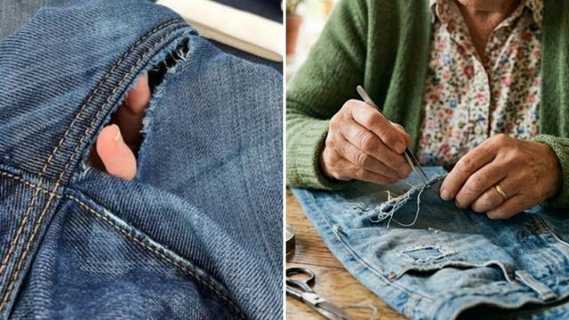 Cómo arreglar un jean roto en minutos: el truco casero que lo deja como nuevo y sin máquina de coser