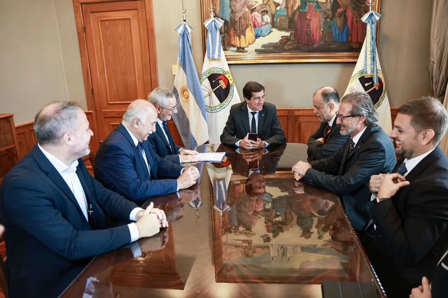 La agenda de trabajo del embajador Glinternick Bitelli en Jujuy inició con una reunión en la Casa de Gobierno y abarcó temas vinculados al turismo, comercio, minería, ciencia, tecnología y cooperación entre universidades.