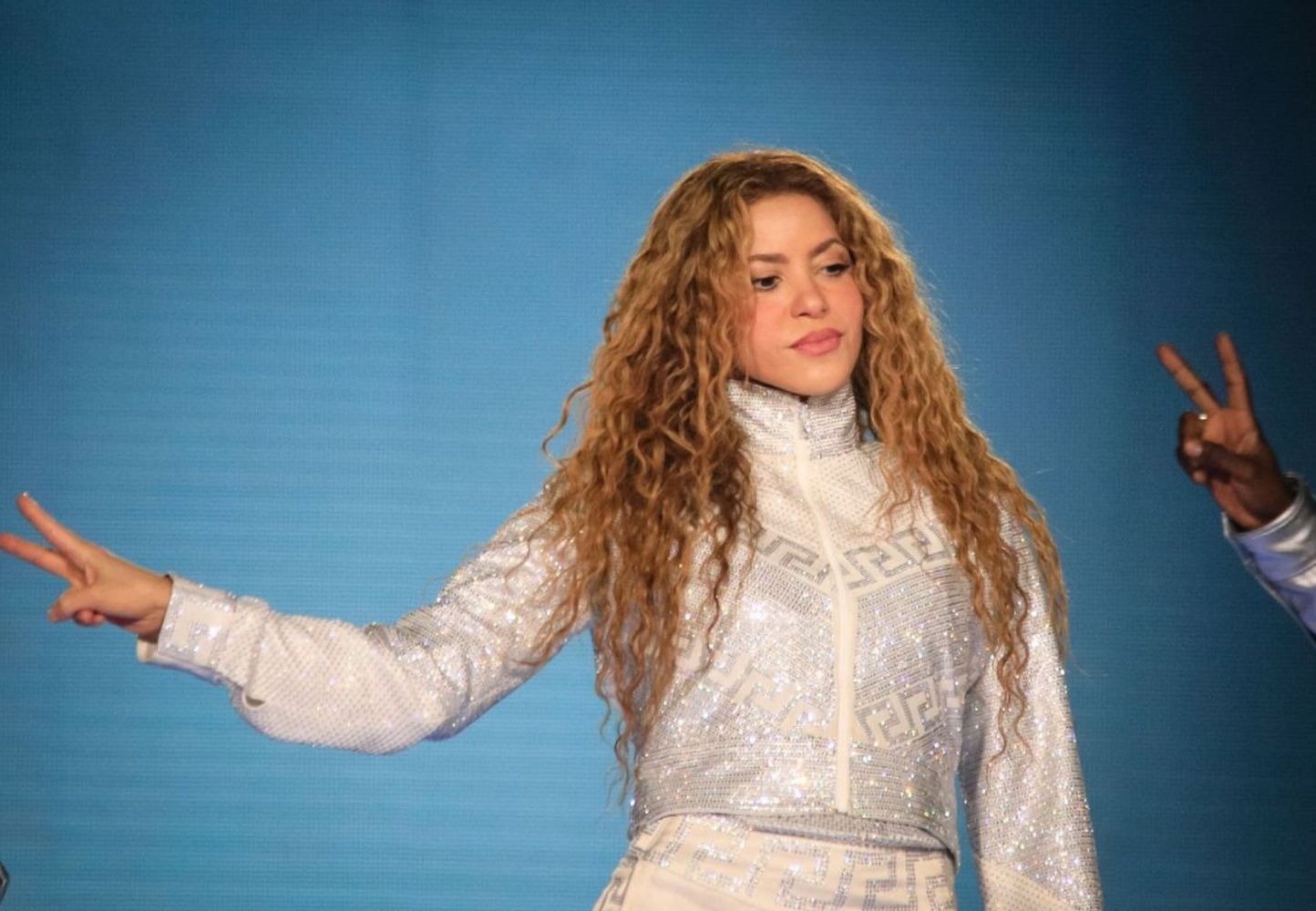 Shakira se prepara para su show en Río de Janeiro.