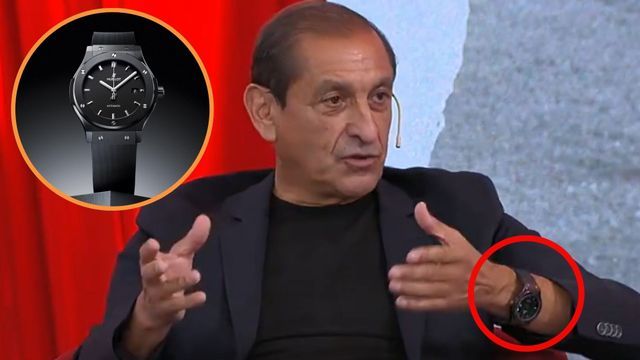 El Hublot "Black Magic" que usó Ramón Díaz.
