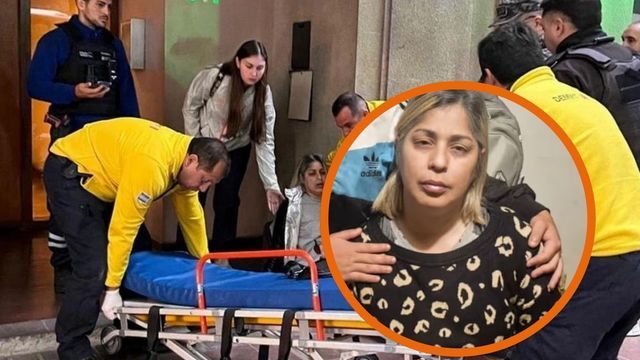Una trabajadora fue apuñalada en el hall de un edificio.
