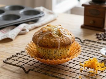 Muffins de mandarina y amapola: receta original para aprovechar la fruta de la temporada