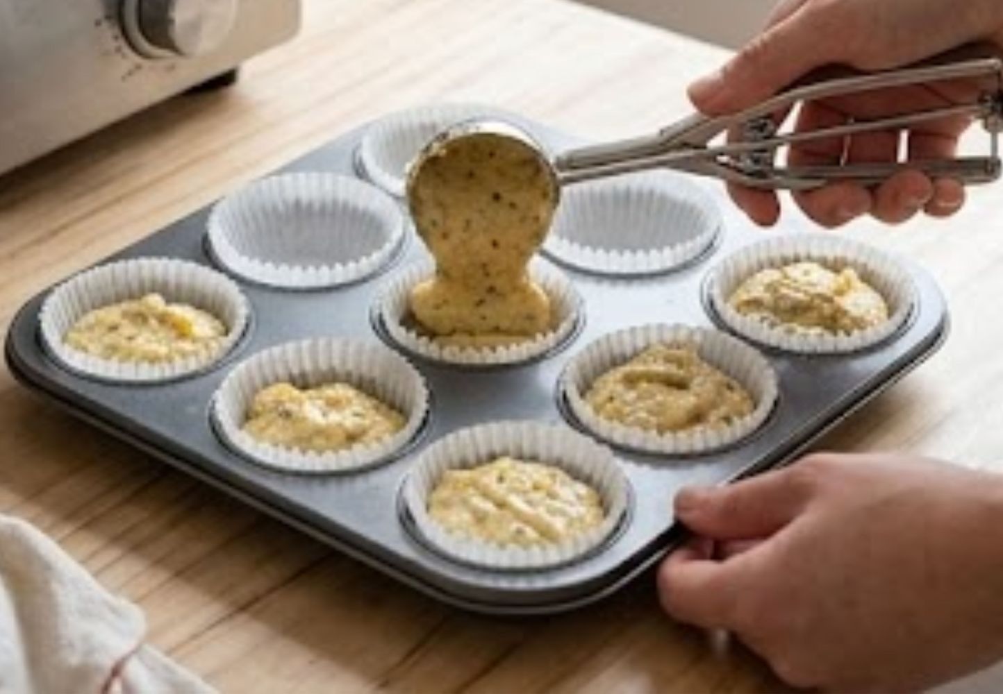 Estos muffins son muy fáciles de hacer.