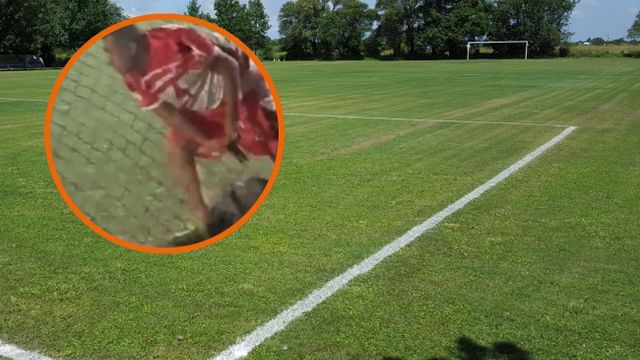 Disparos en un partido de fútbol amateur.