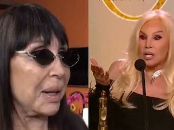 "Me da Mamá Cora": Moria Casán destrozó el look de Susana Giménez en los Martín Fierro de la Moda