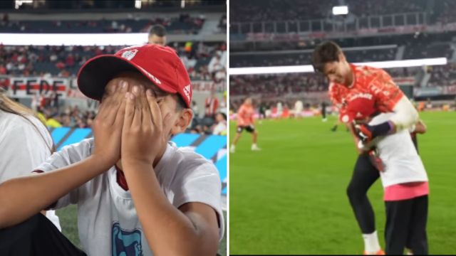 Milo cumplió su sueño en el Monumental