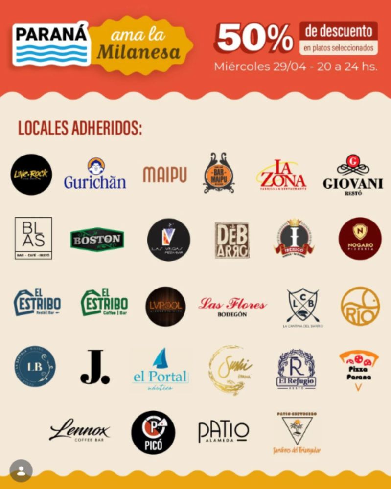 Paraná ama la milanesa.