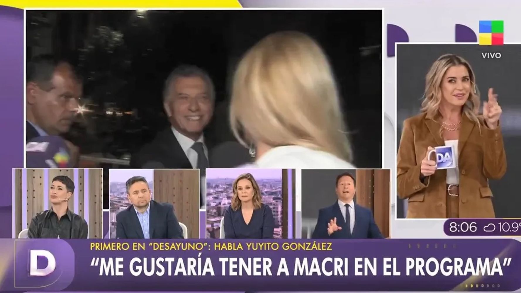 Yuyito González y su encuentro con Macri