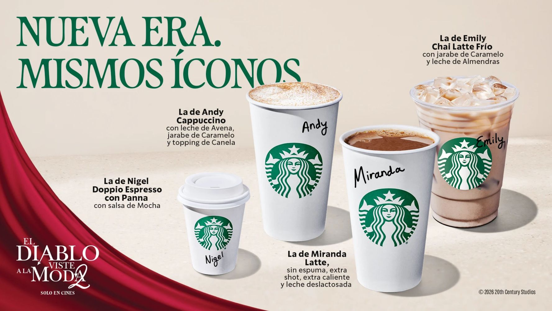 Todas las bebidas temáticas.