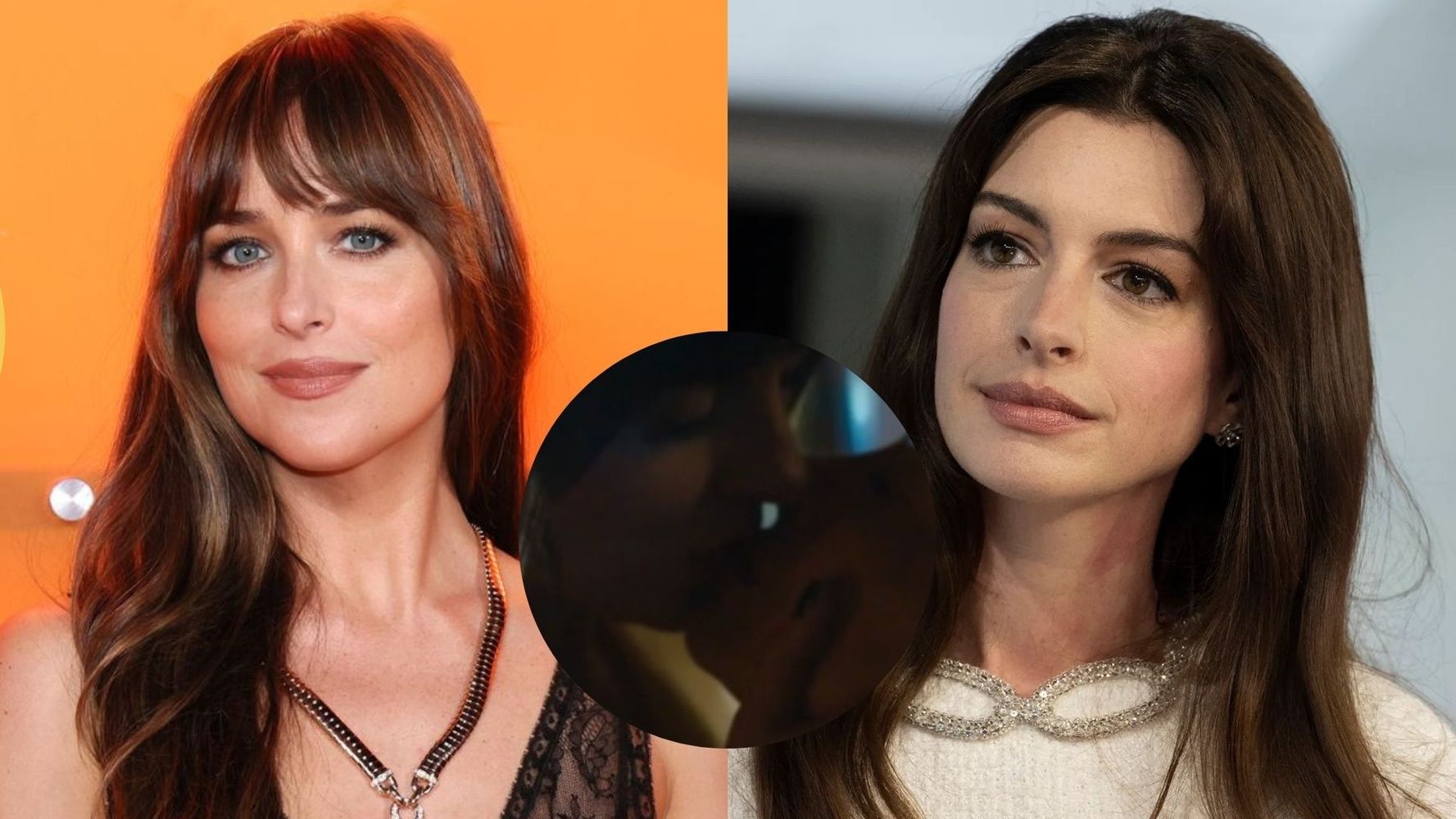 Dakota Johnson y Anne Hathaway.