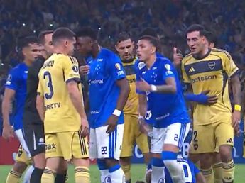 No se vio en la tele: la calentura de los jugadores de Boca tras quedar con 10 y perder 1 a 0 con Cruzeiro